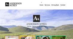 Desktop Screenshot of andersonacrespetcare.com